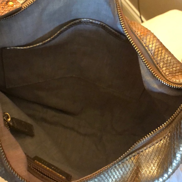 Michael Kors gold snakeskin Hobo - Picture 7 of 7
